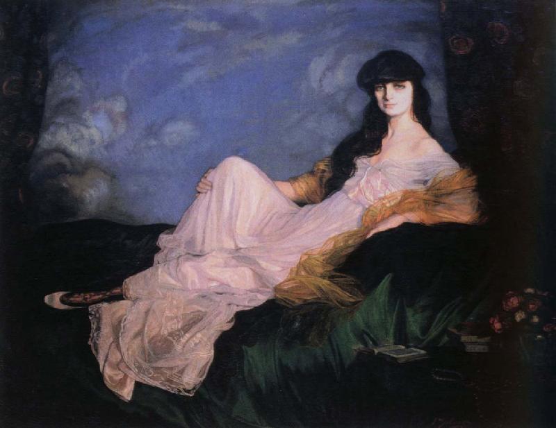 Ignacio Zuloaga portrait of countess mathieu de noailles